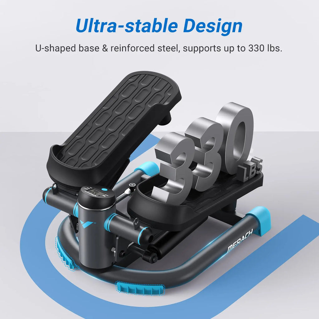 MERACH Stepper Upgrade - Stepper de doble acción con capacidad de 330 libras