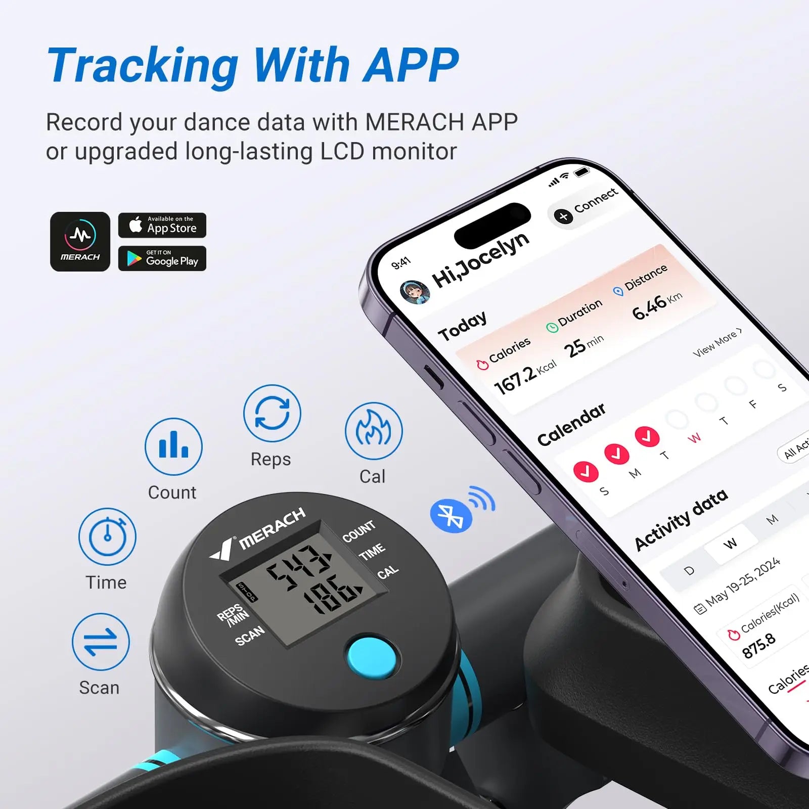 MERACH Stepper Upgrade - Stepper de doble acción con capacidad de 330 libras