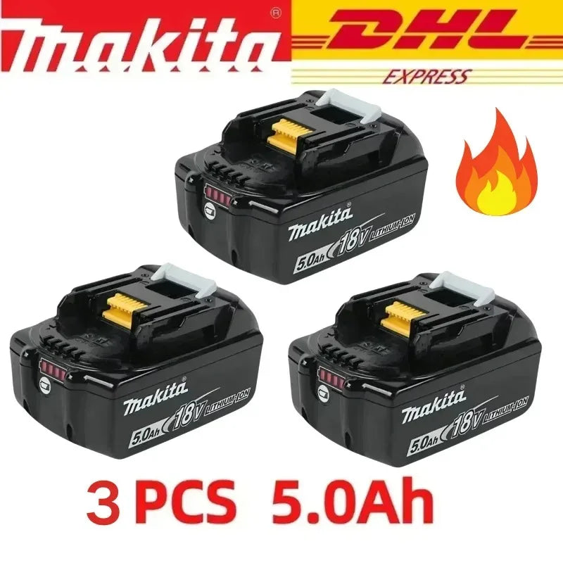 Batería recargable Makita 100% original de 18 V, 5 Ah, 6 Ah y 9 Ah