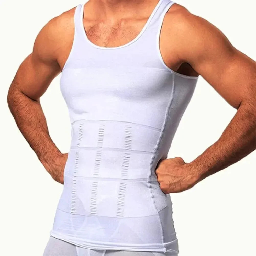 Chaleco de compresión adelgazante moldeador de cuerpo para hombre