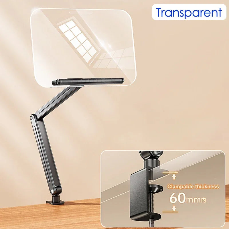 Atril con Pinza para Escritorio - Soporte Ajustable Multiángulo para Libros y Tablets