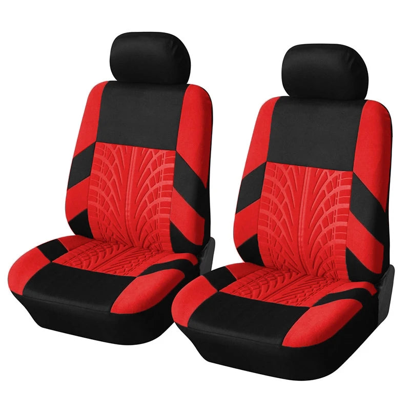 Juego de fundas para asientos de coche con bordado de marca,