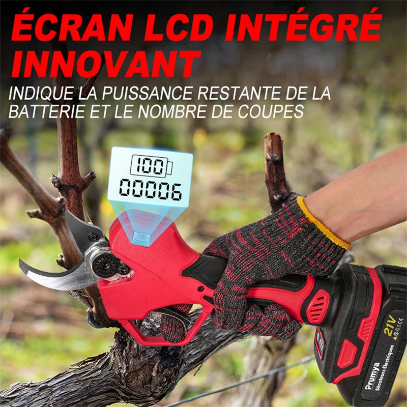 Tijeras de podar eléctricas inalámbricas de 50/40 mm de diámetro