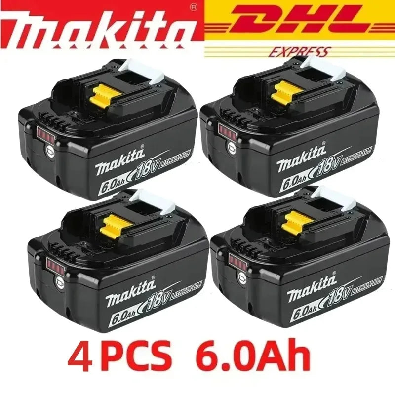 Taladro DDF487 - 2 Baterías 18V 9Ah BL1890B + Cargador DC18RC Compatible para Makita