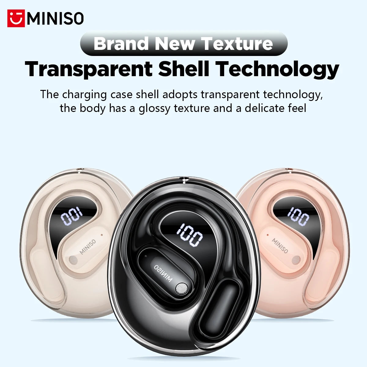 Auriculares Bluetooth MINISO MS190 - Deportivos Impermeables con Traducción Inteligente