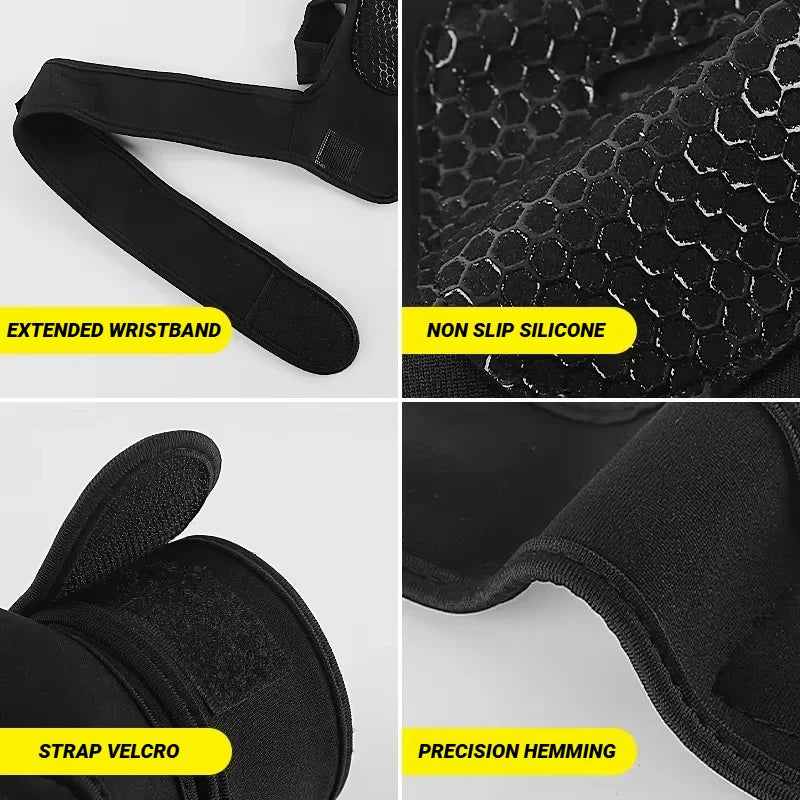 1 par de guantes deportivos de entrenamiento para hombres y mujeres
