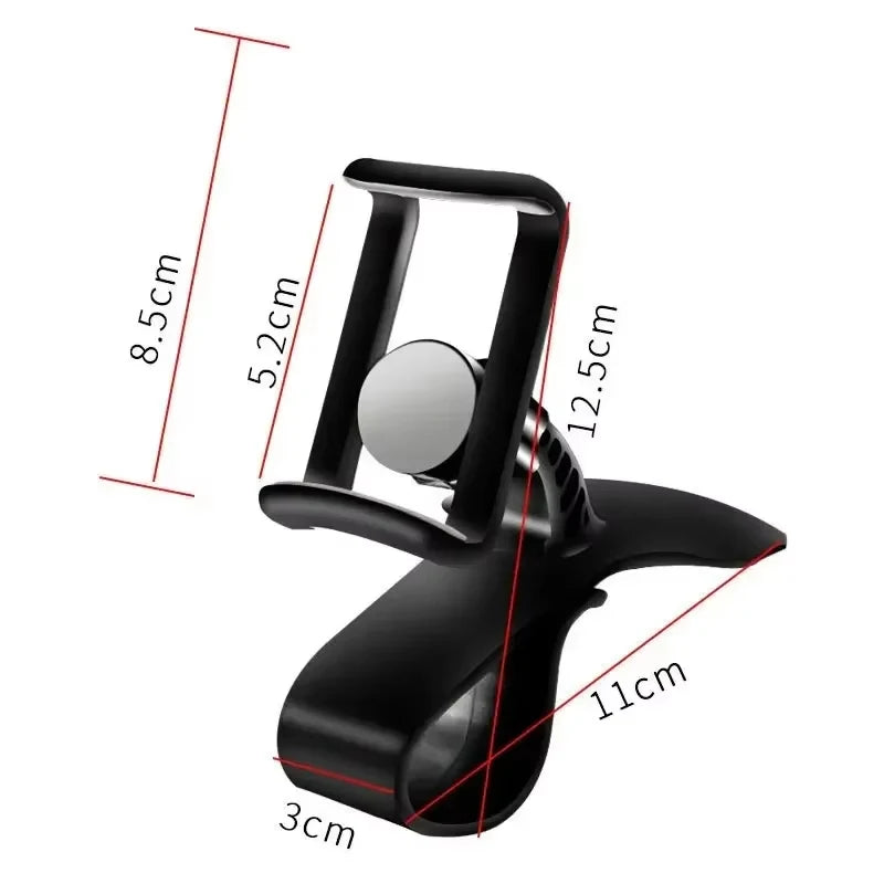 Soporte universal para teléfono móvil de coche, giratorio 360°, para salpicadero,