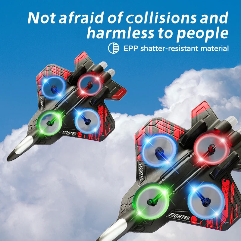 Avión RC L101 2.4G con Luces LED - Acrobacias y Volteos