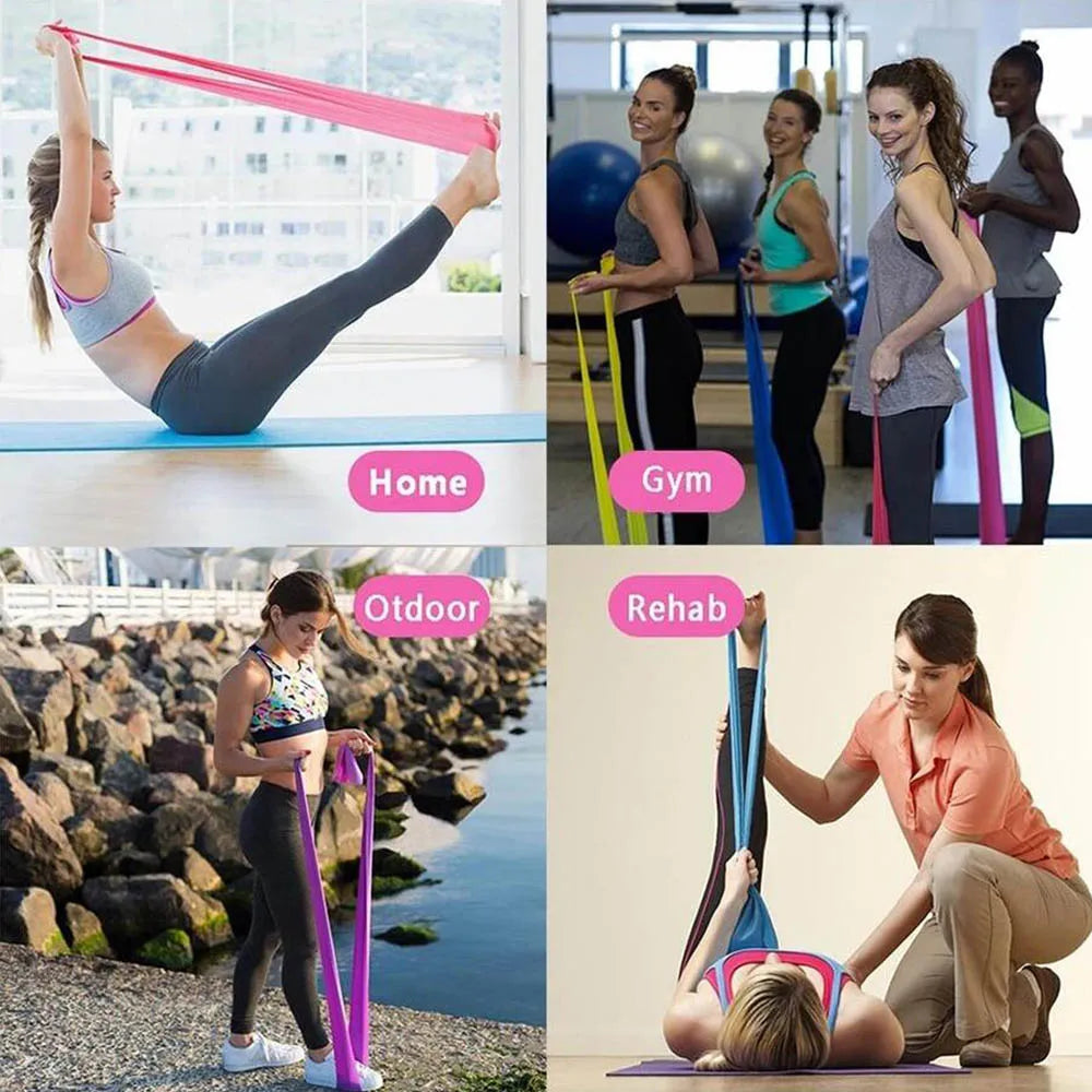Bandas de resistencia para hacer ejercicio, fisioterapia, entrenamiento físico