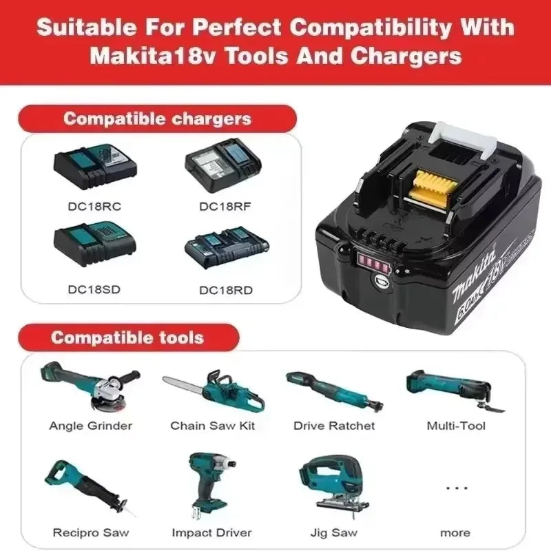 Batería Makita BL1840 original de 18 V compatible con herramienta eléctrica Makita