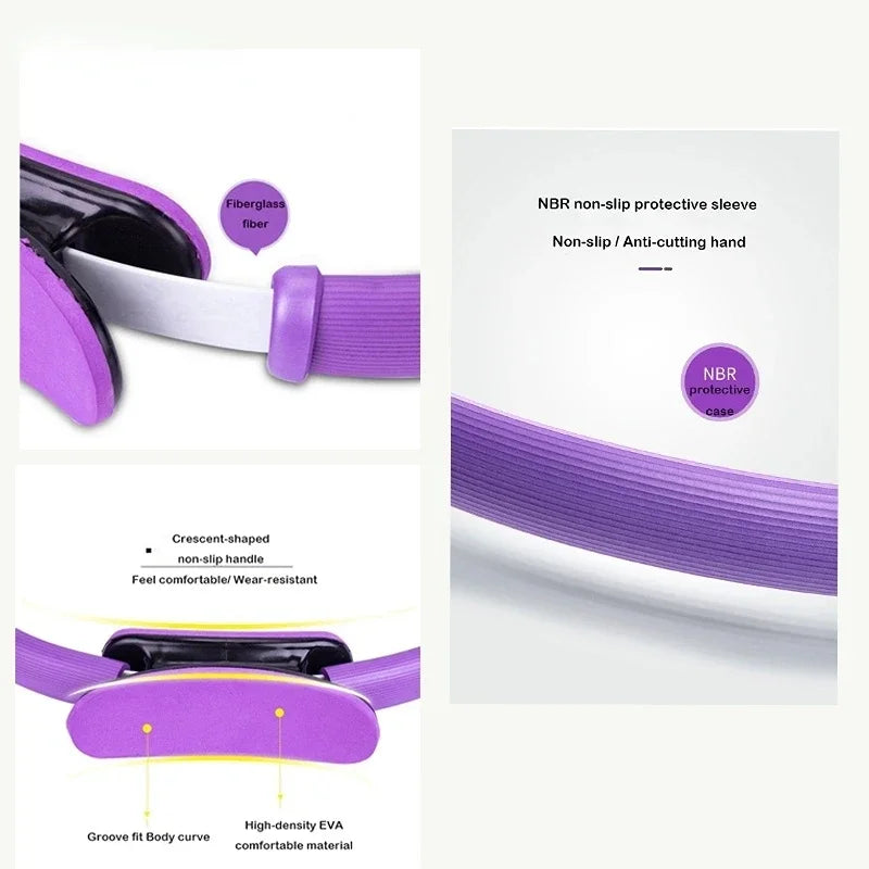 Anillo de yoga, fitness, pilates, para mujeres y niñas, ejercicio en casa.