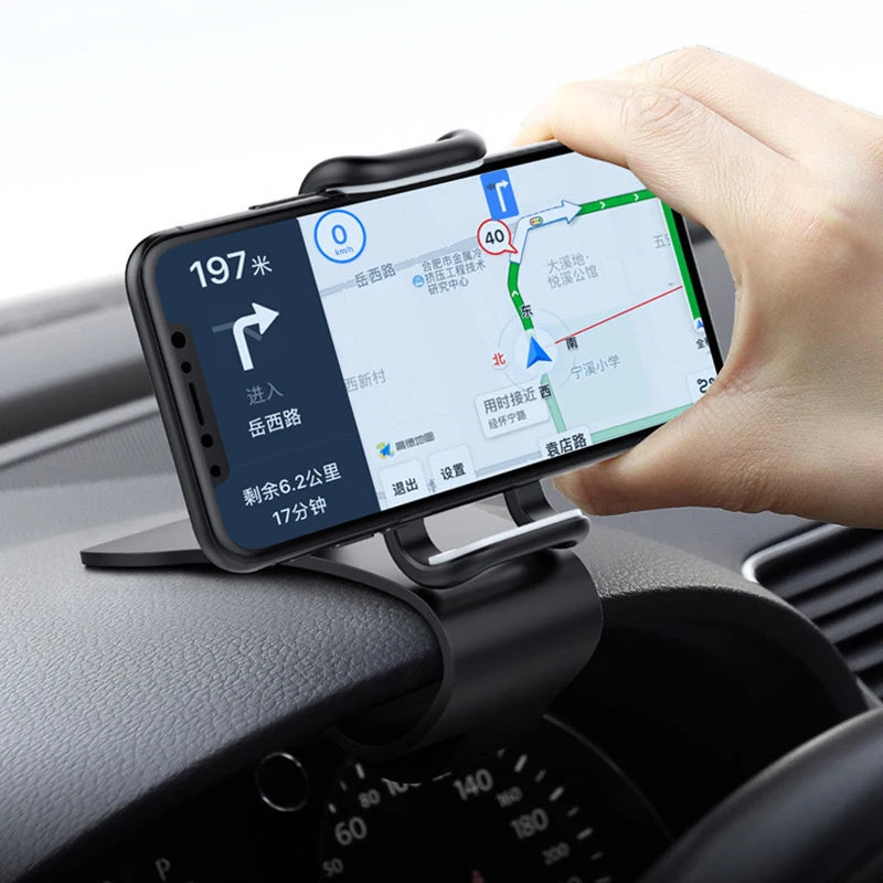 Soporte universal para teléfono móvil de coche, giratorio 360°, para salpicadero,