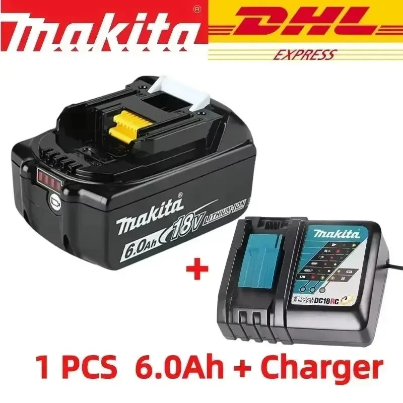 Batería Makita 18V con Cargador - 6.0Ah y 9.0Ah Disponibles | Compatible DDF487