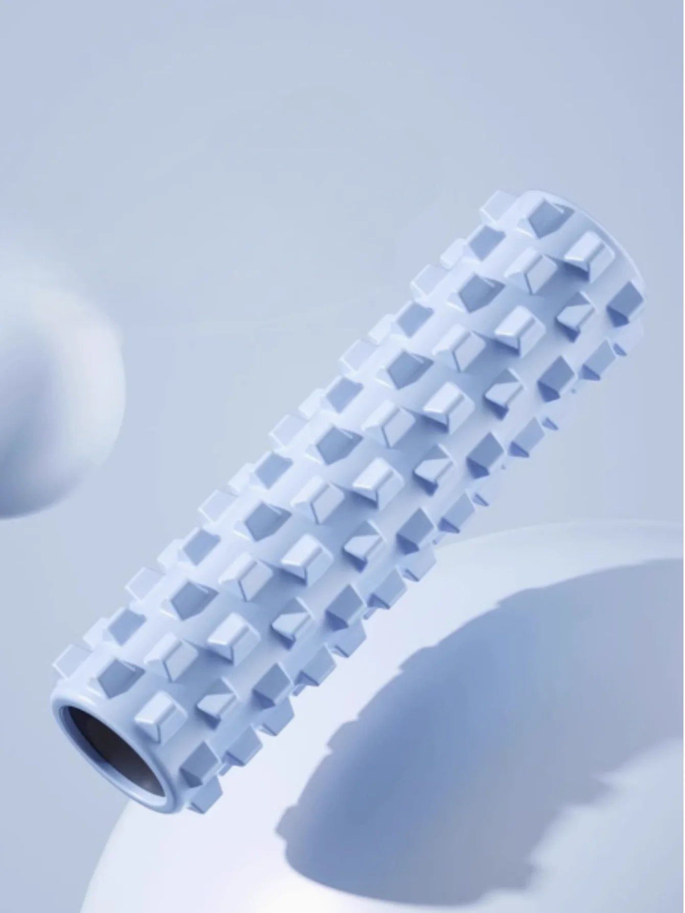 Bloque de masaje muscular con rodillo de espuma para yoga de 45 cm.