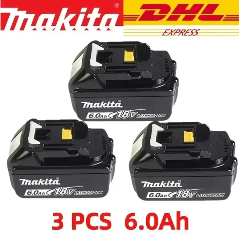 Taladro DDF487 - 2 Baterías 18V 9Ah BL1890B + Cargador DC18RC Compatible para Makita