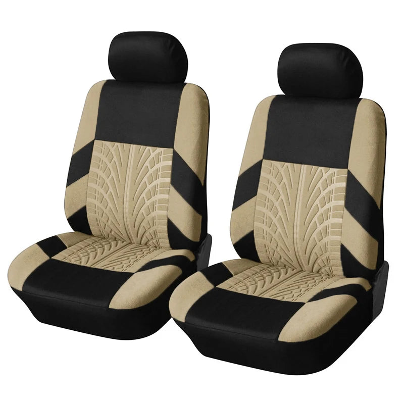 Juego de fundas para asientos de coche con bordado de marca,