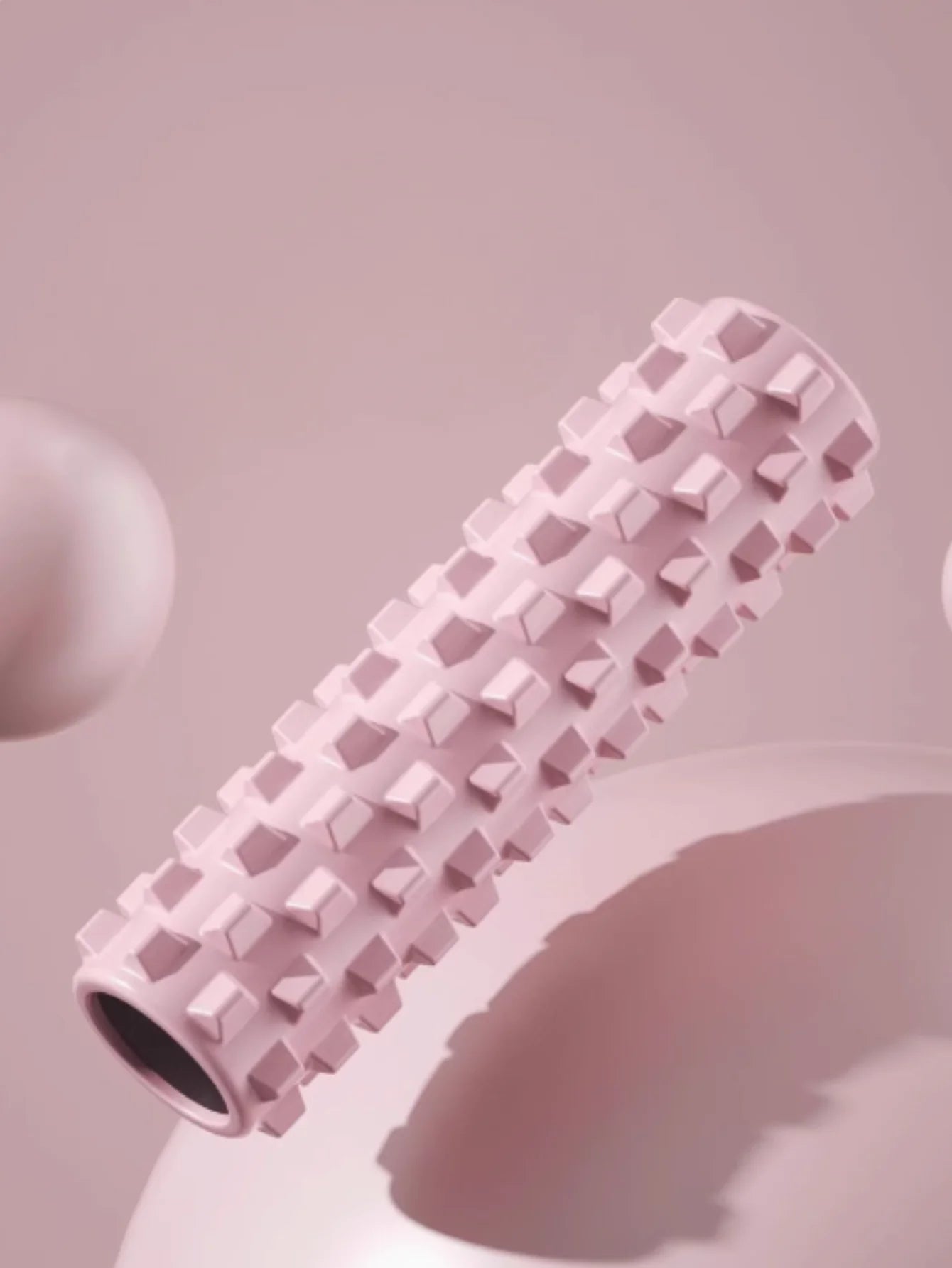 Bloque de masaje muscular con rodillo de espuma para yoga de 45 cm.