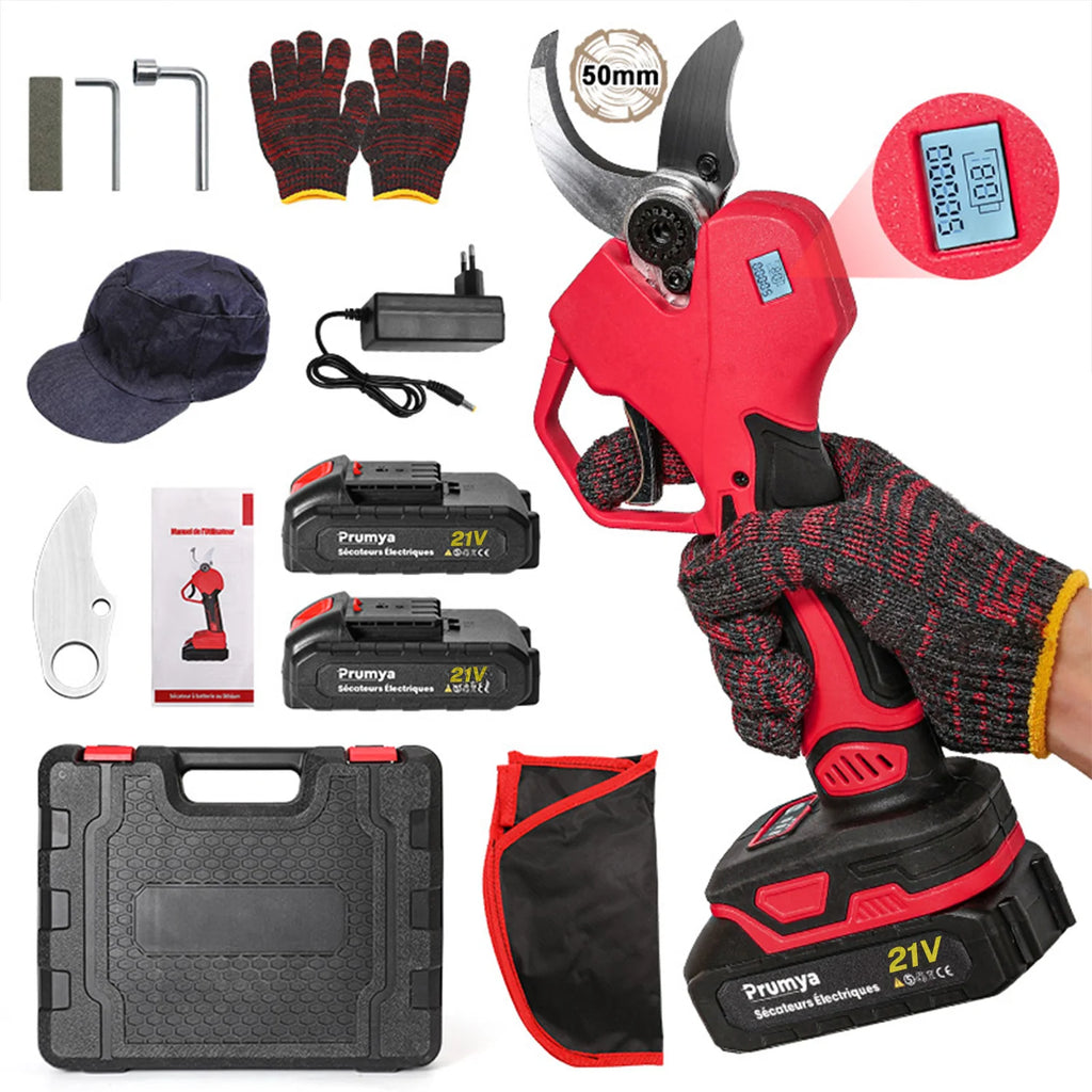 Tijeras de podar eléctricas inalámbricas de 50/40 mm de diámetro