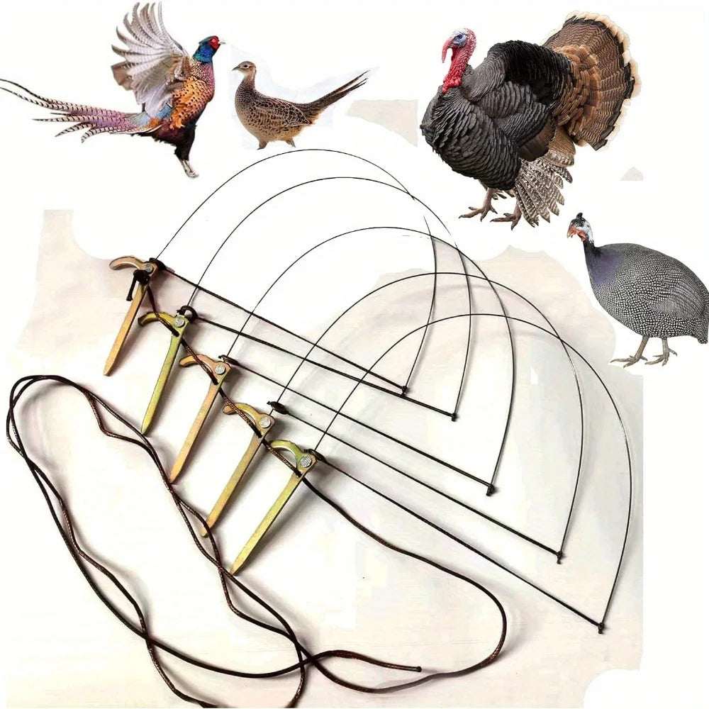 Trampa profesional para aves: pollos,  perdices y ánades, faisanes, patos salvajes,