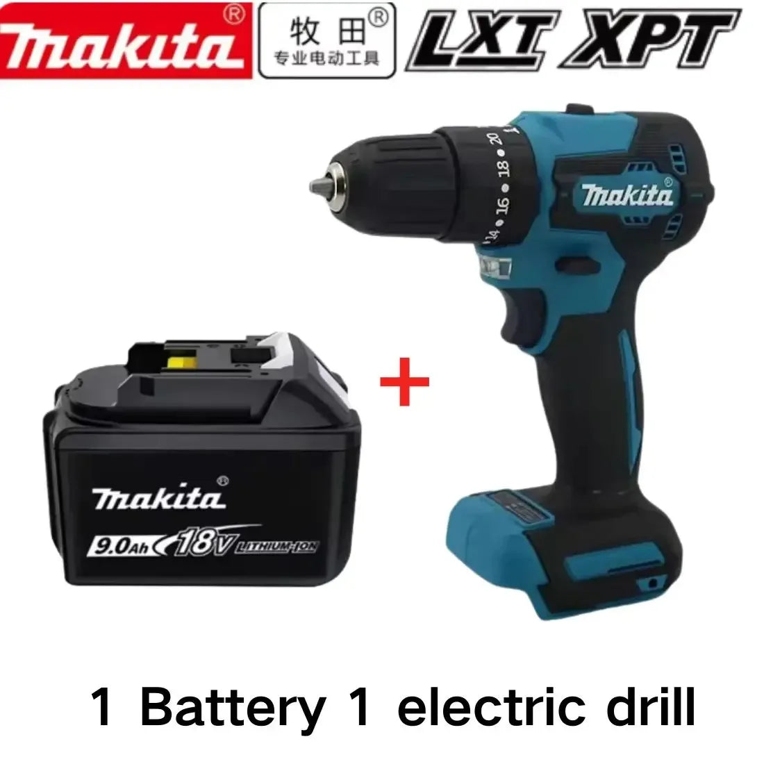 Batería Makita 18V con Cargador - 6.0Ah y 9.0Ah Disponibles | Compatible DDF487