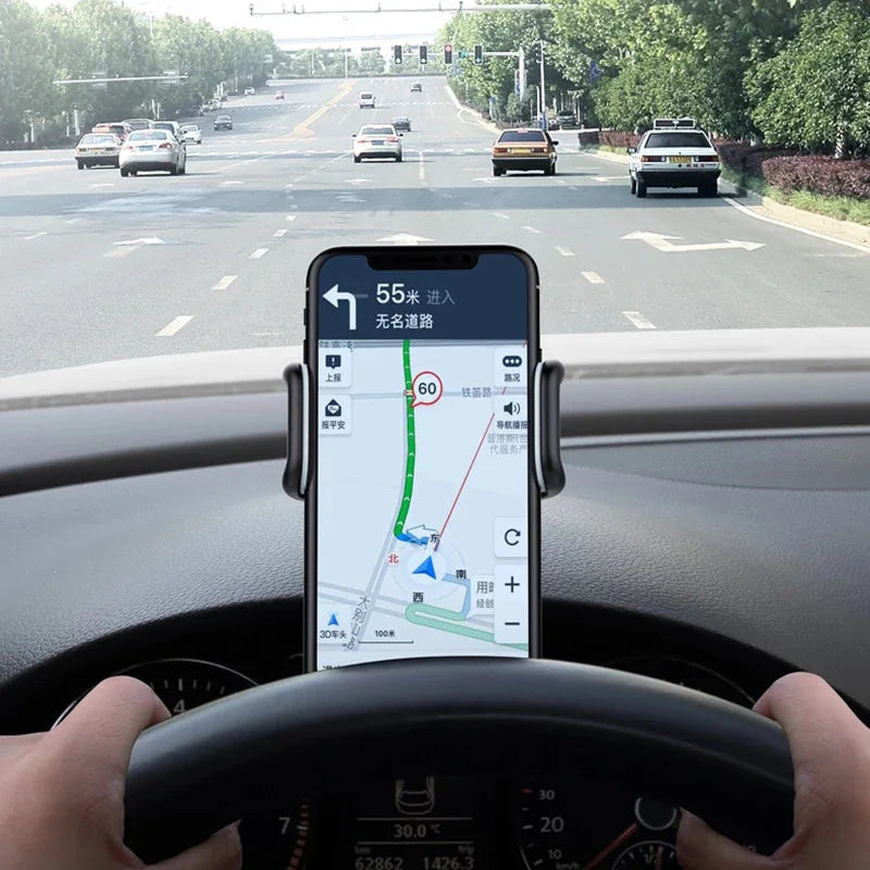Soporte universal para teléfono móvil de coche, giratorio 360°, para salpicadero,