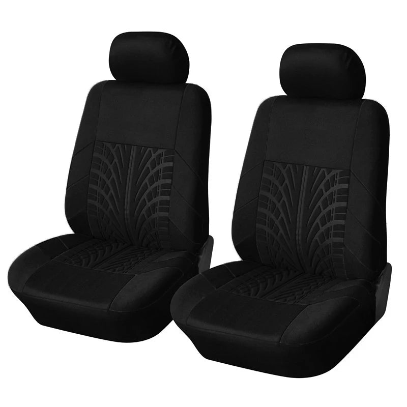 Juego de fundas para asientos de coche con bordado de marca,