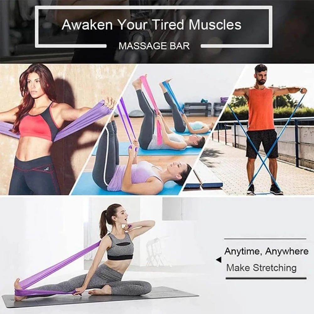 Bandas de resistencia para hacer ejercicio, fisioterapia, entrenamiento físico