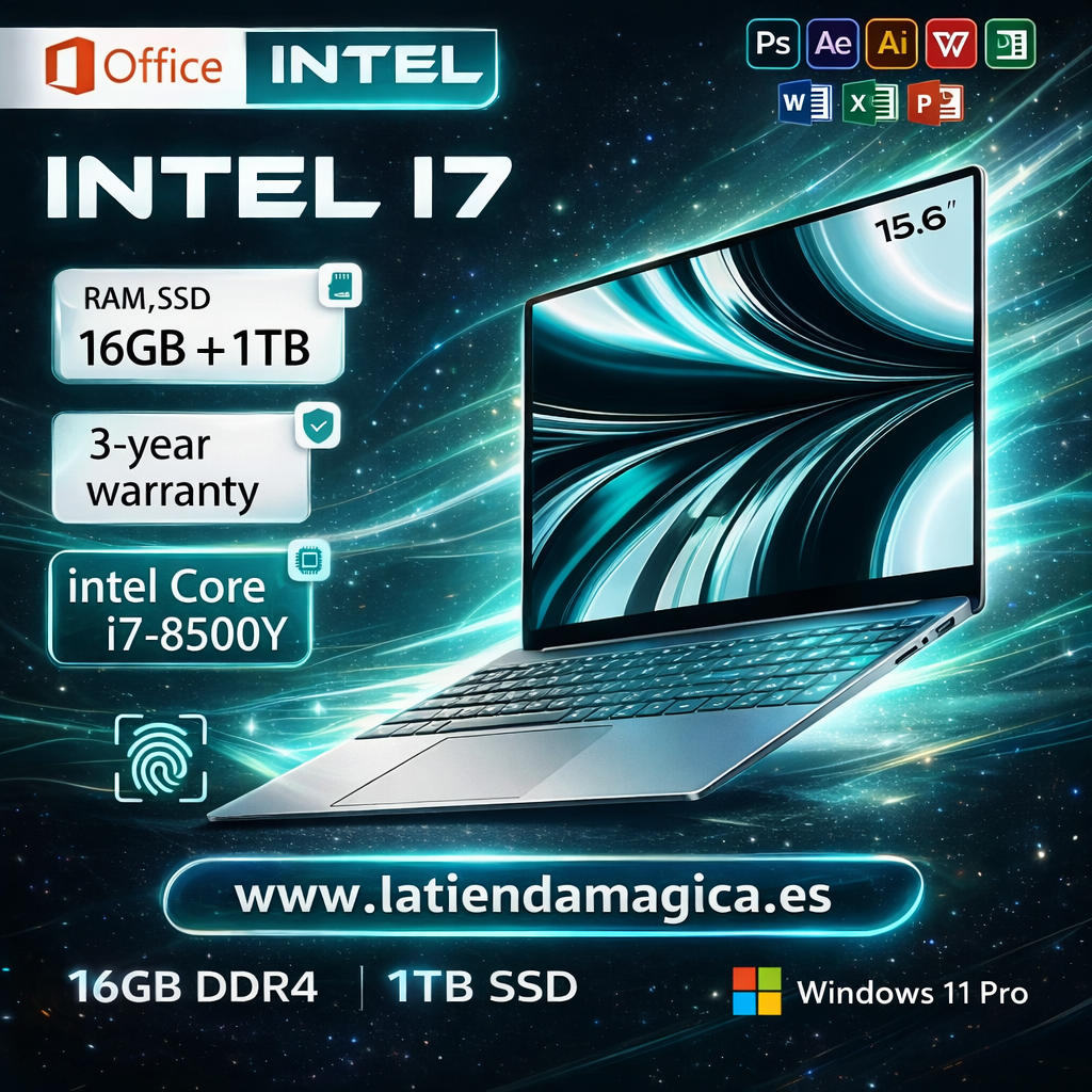 Portátil Profesional  15,6" , 16 GB de RAM