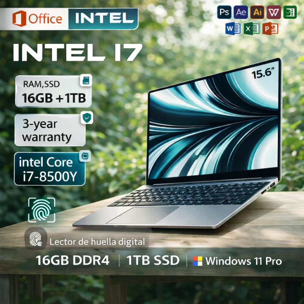 Portátil Profesional  15,6" , 16 GB de RAM